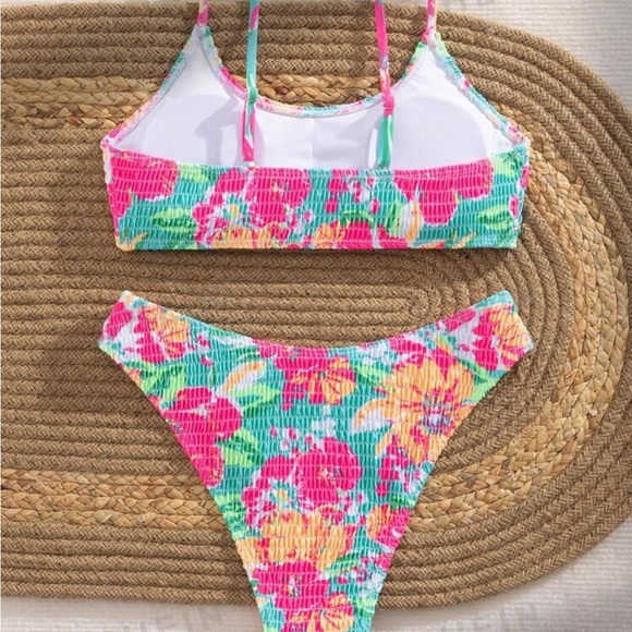 3 for $15🚨 NWT Bright Floral Bikini - Picture 2 of 7